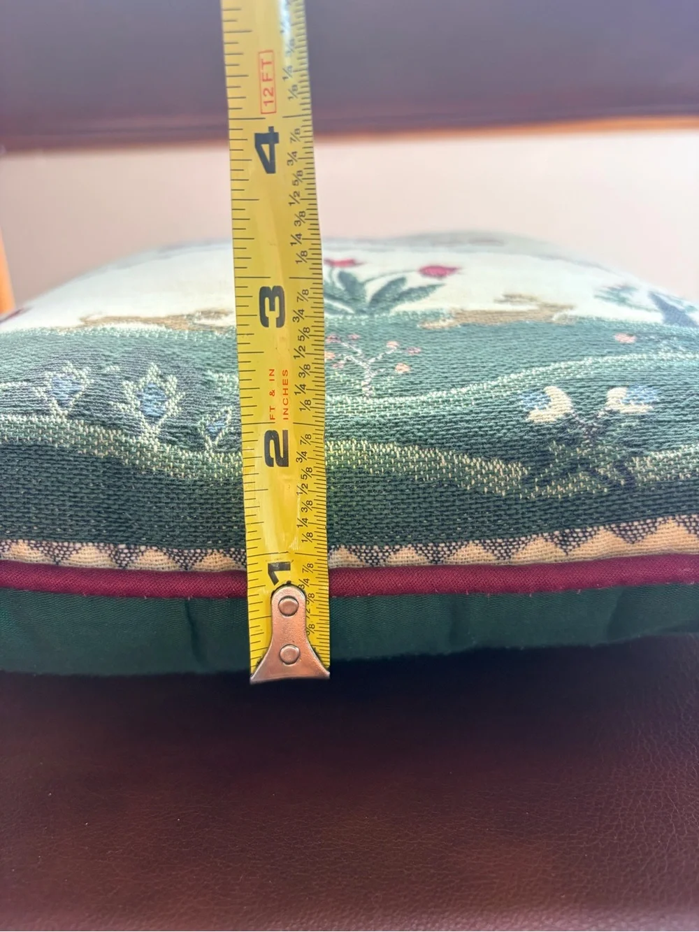 Vintage‎ Alphabet Sampler Tapestry Pillow Woven Rabbit Cottagecore Throw Accent